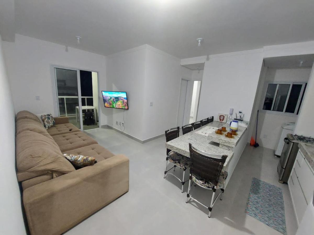 Apartamento Recanto Praia Grande - Mar, Ar, Churrasqueira, Piscina E Sauna 우바투바 외부 사진