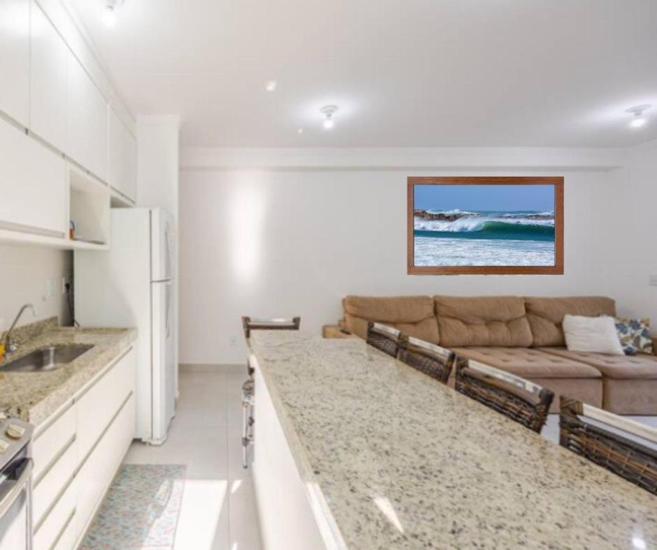 Apartamento Recanto Praia Grande - Mar, Ar, Churrasqueira, Piscina E Sauna 우바투바 외부 사진